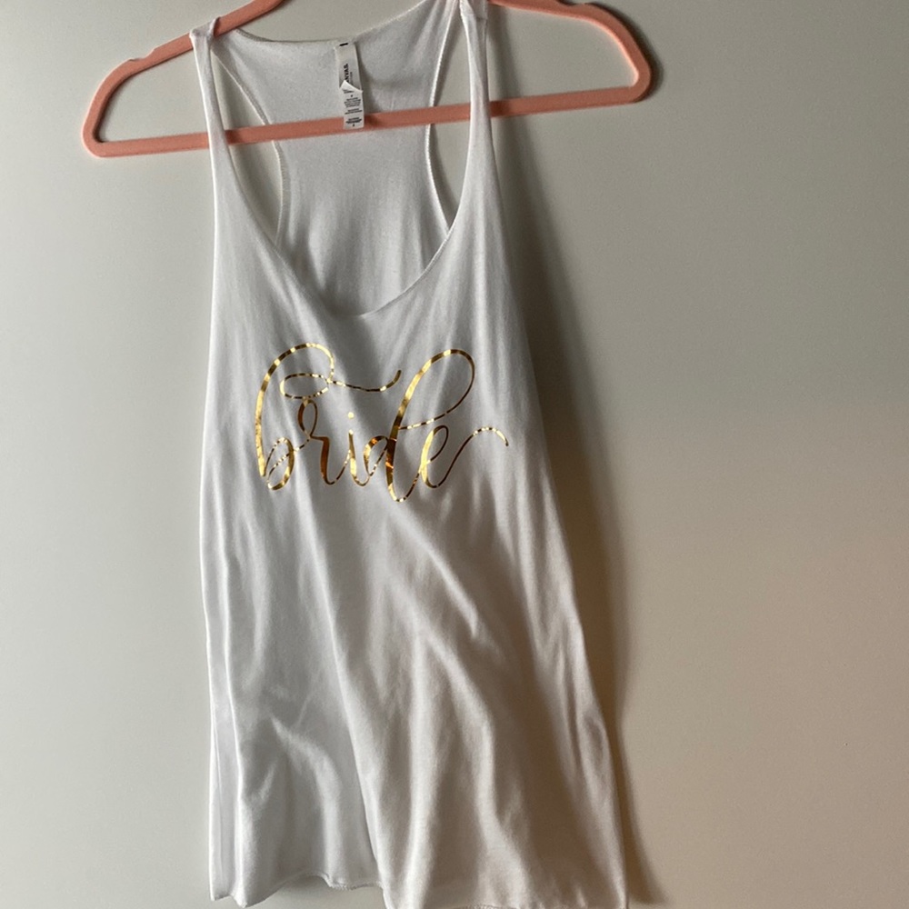 Bride tank top